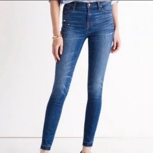 Madewell 9” Skinny Medium Wash Jean